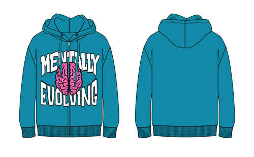 Teal Zip Up